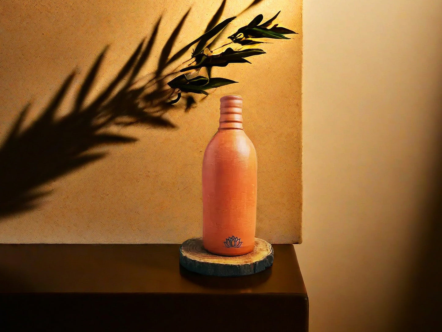 Clay Water Bottle 600ml